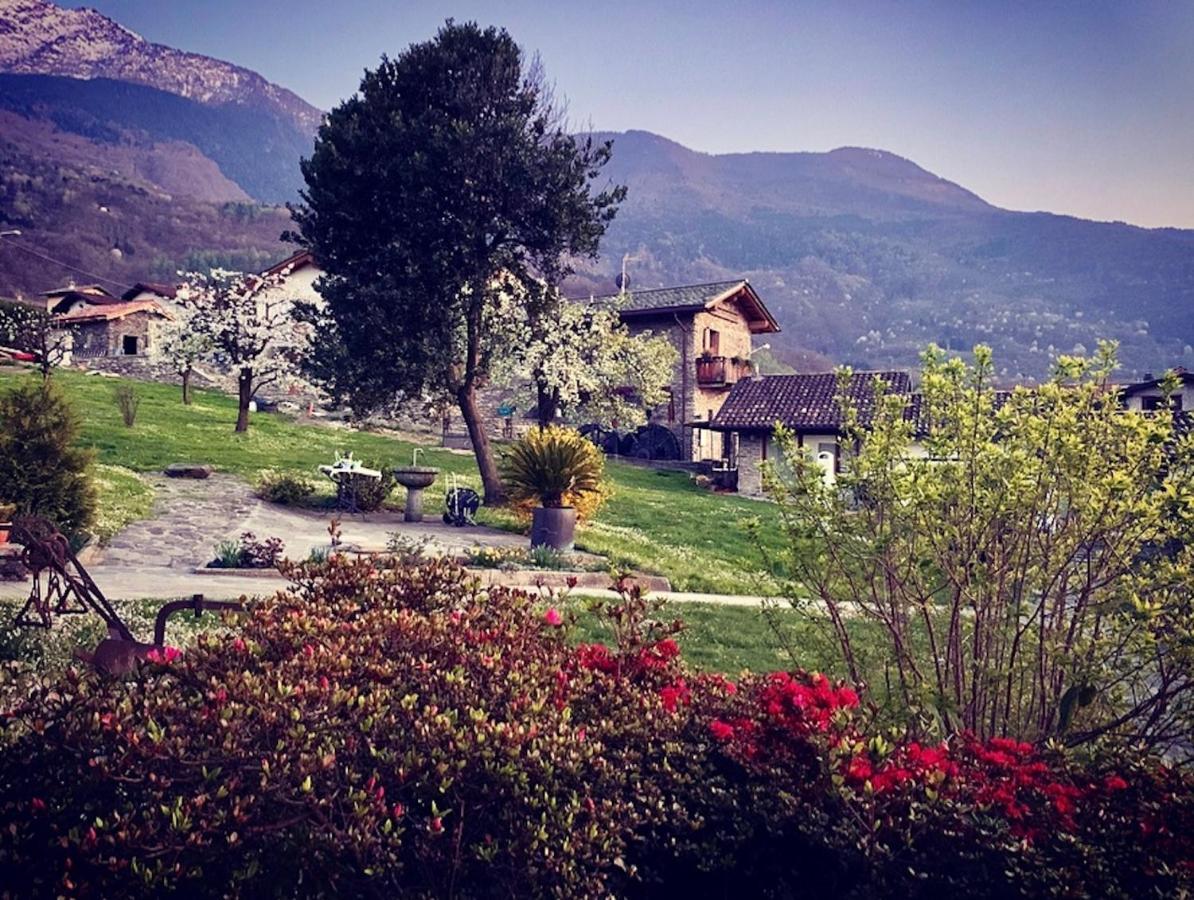 La Roggia - Lake Como Heritage Home In Molino Maufet Watermill - Patio On The Garden Colico Exteriér fotografie