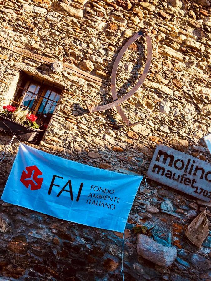 La Roggia - Lake Como Heritage Home In Molino Maufet Watermill - Patio On The Garden Colico Exteriér fotografie