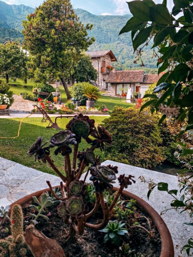 La Roggia - Lake Como Heritage Home In Molino Maufet Watermill - Patio On The Garden Colico Exteriér fotografie