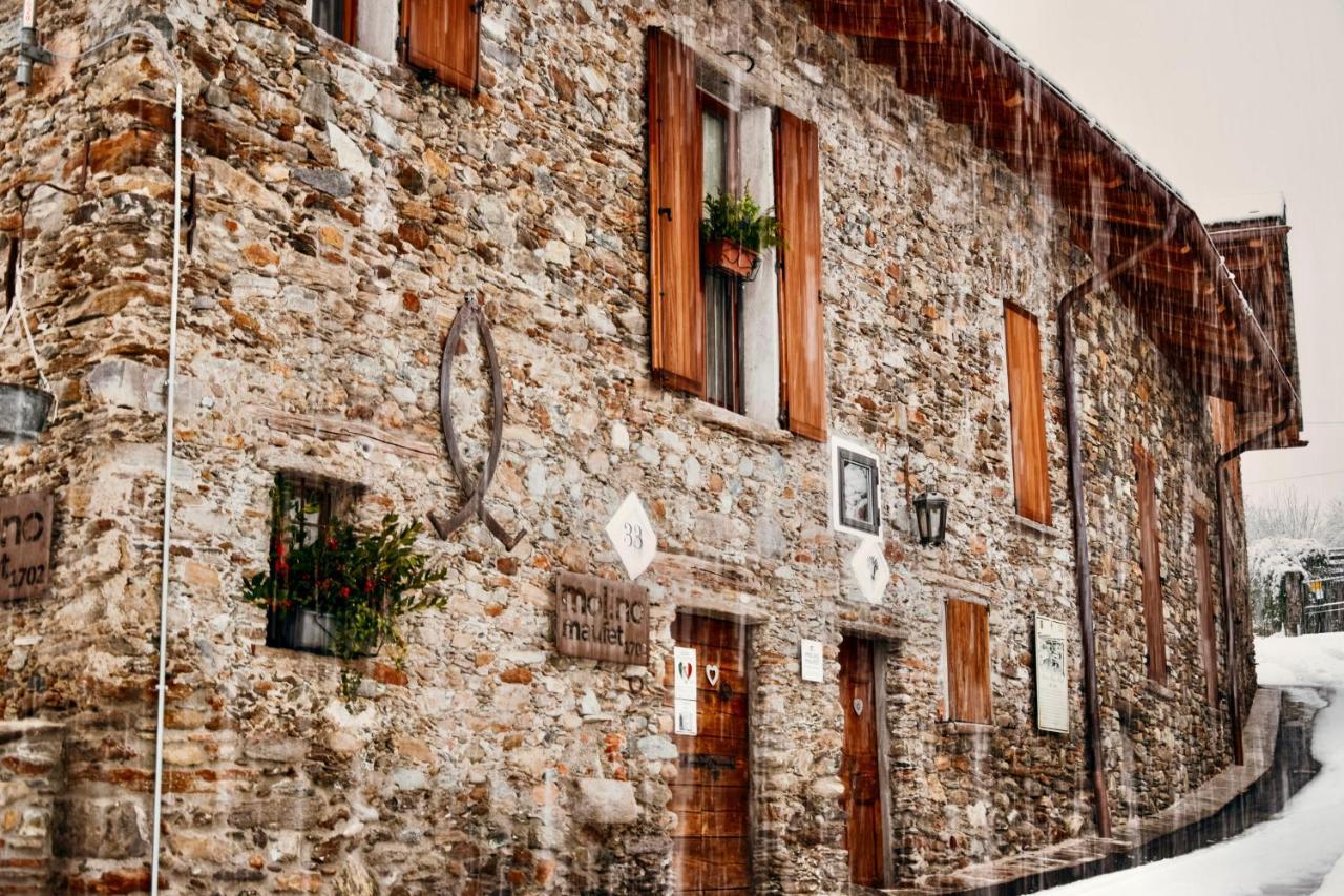 La Roggia - Lake Como Heritage Home In Molino Maufet Watermill - Patio On The Garden Colico Exteriér fotografie
